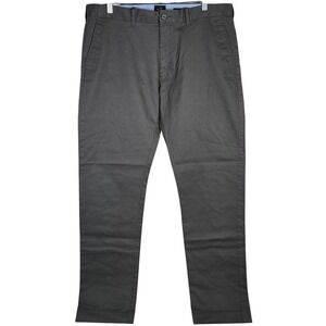 J.‎ Crew Flex slim-fit Driggs khaki pant in Coal Grey 36/32 NWT